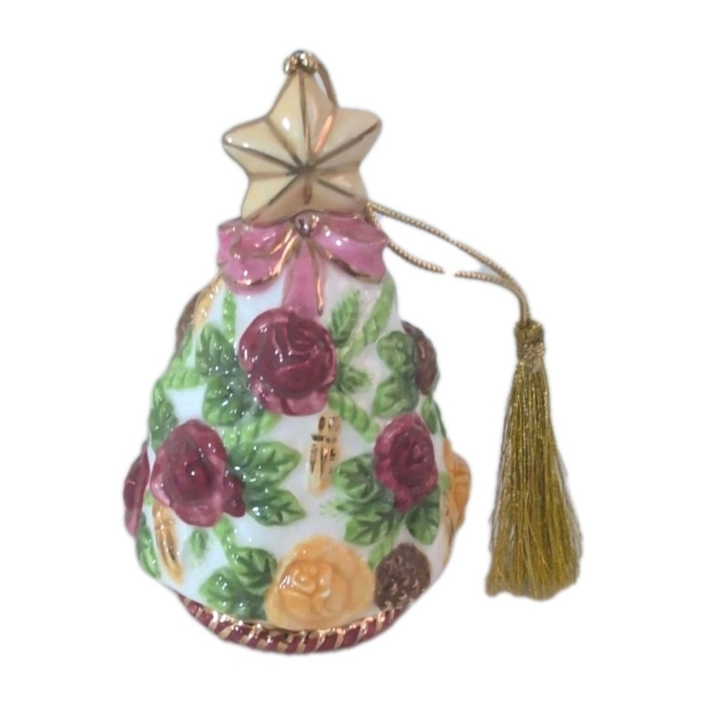 Royal Albert Old Country‎ Roses Seasons Of Colour Xmas Tree Bell
